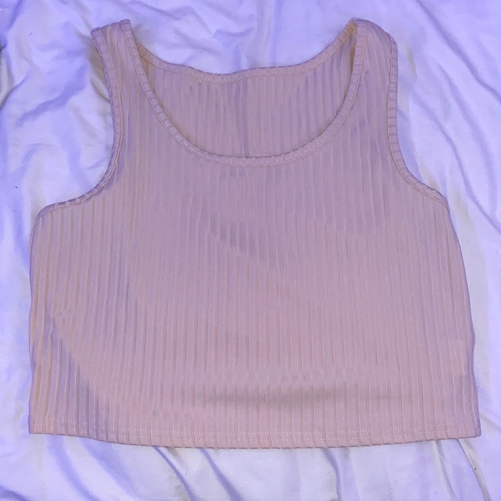 Cream colored tank top